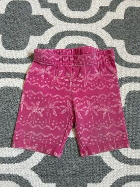 Carter's Bright Pink Palm-Print Girls' Shorts